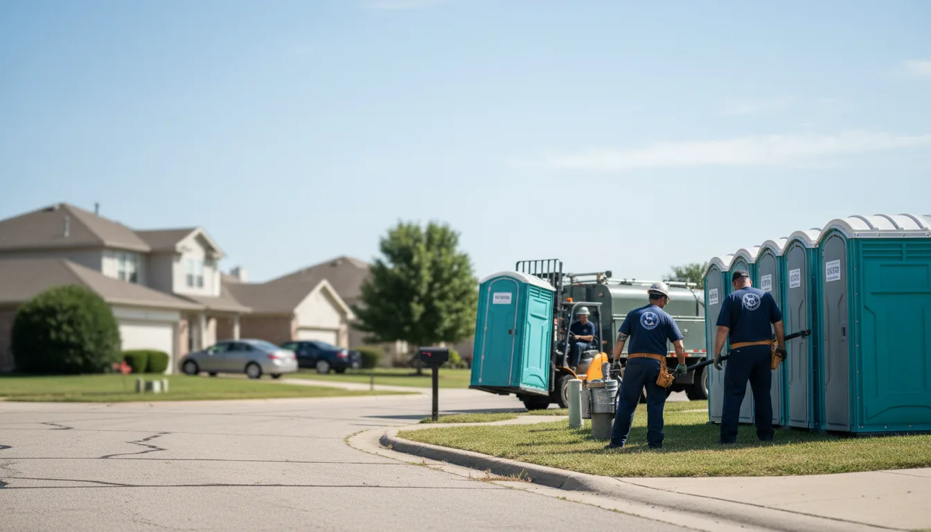 Porta Potty Rental in Cleo Springs, OK near me